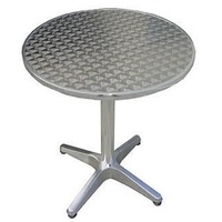 Aluminium Round Table 60cm Polished