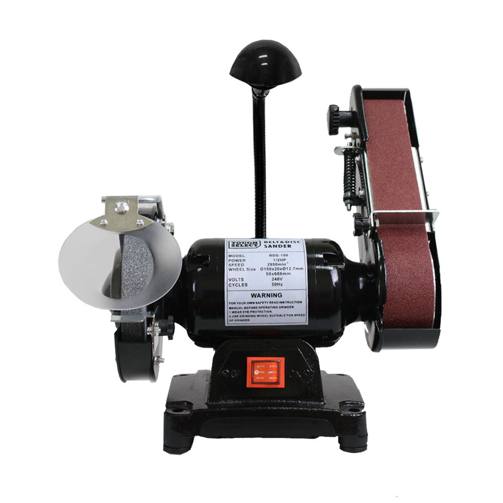 6" Bench Grinder Belt Sander 1/2HP 375W 150mm Sharpener Linisher