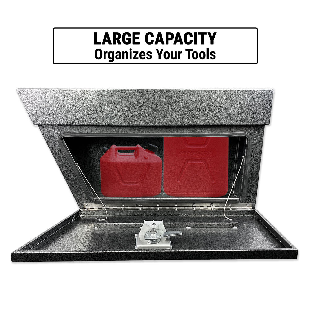 Under Tray Tool Box Pair Set Ute Grey Steel Toolbox Truck Undertray