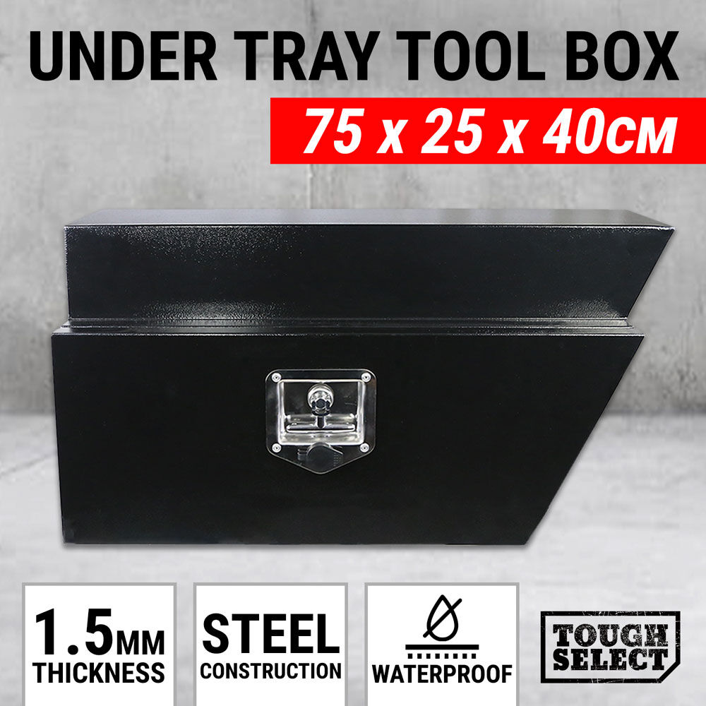 Steel Under Tray Tool Box Ute Undertray Toolbox Underbody Truck Trailer Single - Picture 12 of 14