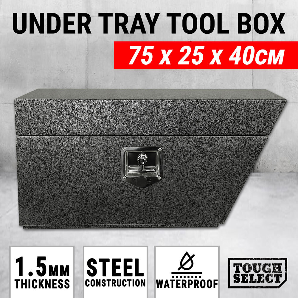 Under Tray Tool Box Ute Steel Toolbox Truck Trailer Undertray Underbody - Picture 13 of 15