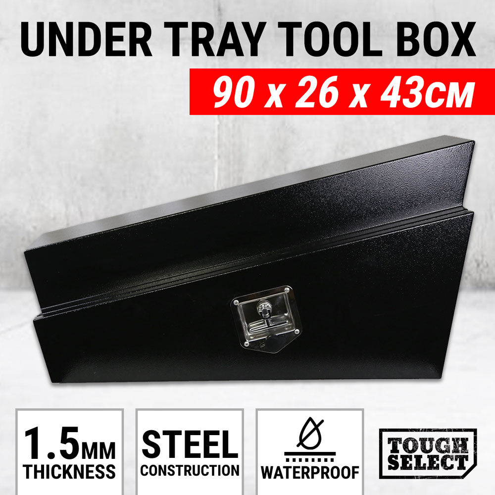 Steel Under Tray Tool Box Ute Undertray Toolbox Underbody Truck Trailer 900MM - Picture 12 of 14