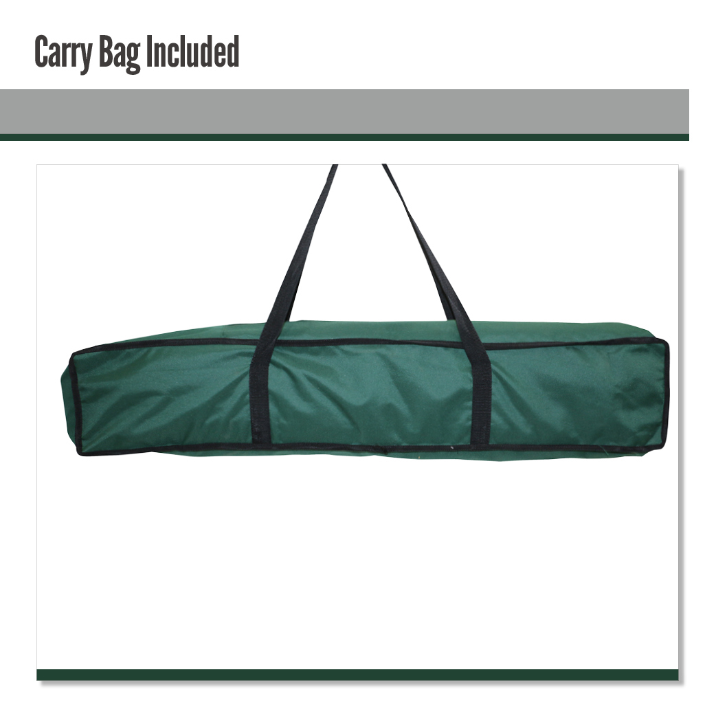 MultiWare Folding Camping Bed Ourdoor Travel Camp Aluminium Steel Legs 