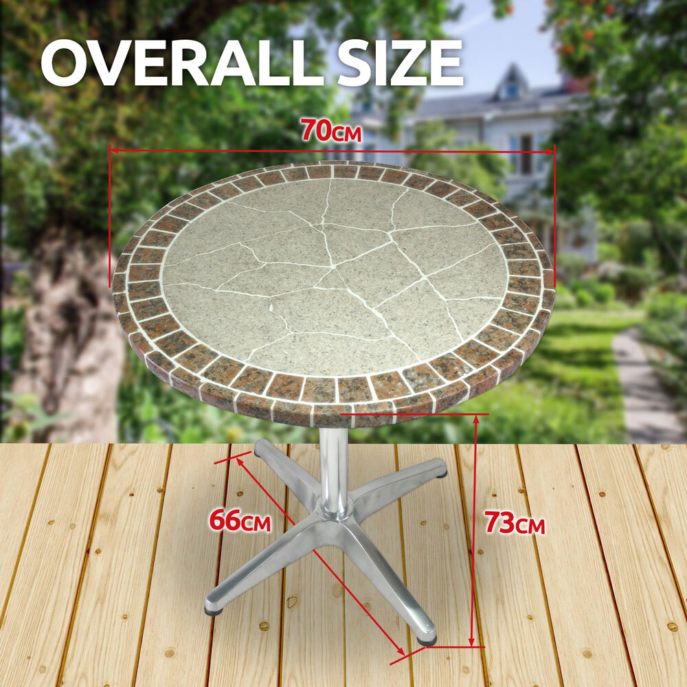 Aluminium Granite Top Table Cafe Outdoor Furniture Garden Aluminium Granite Top Table Cafe Outdoor Furniture Garden