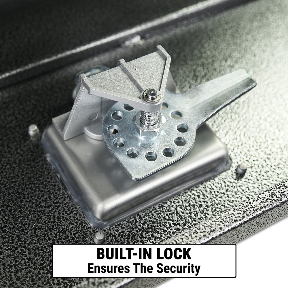 Under Tray Tool Box Left Ute Grey Steel Toolbox Truck Undertray