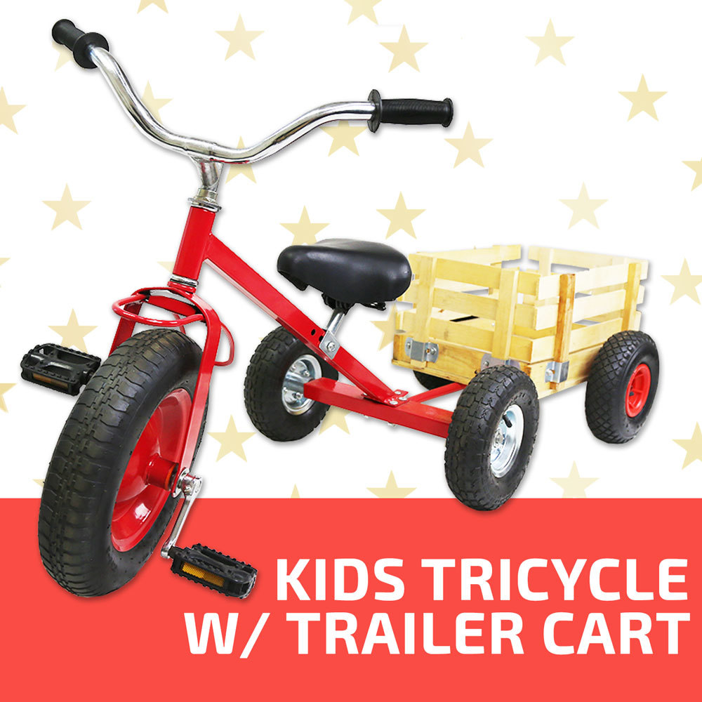 kids trike and trailer