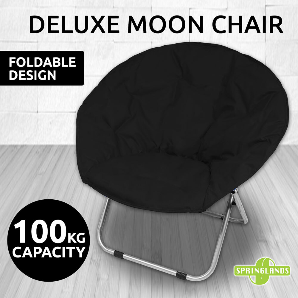 folding padded moon chair