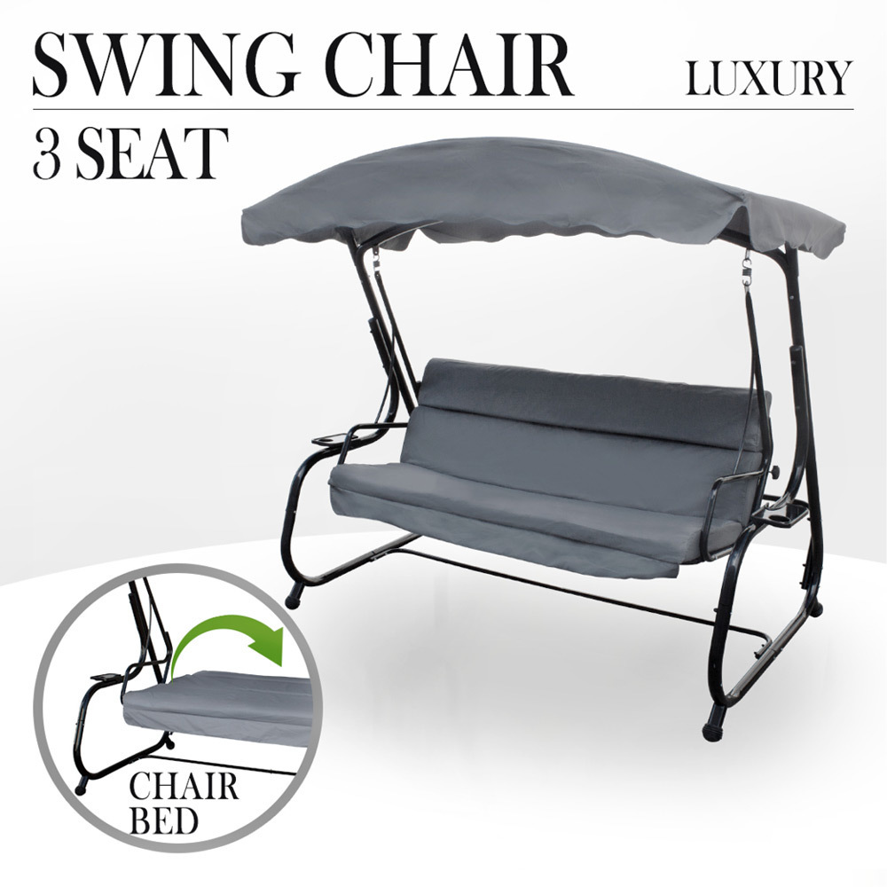 Luxury 3 Seater Swing Chair