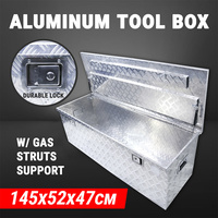 Aluminium Tool Box Truck Storage W/ Lock Site Box Toolbox UTE Trailer Caravan