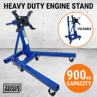 900kg Folding Engine Stand Heavy Duty Industrial Workshop Cars Auto Crane Hoist