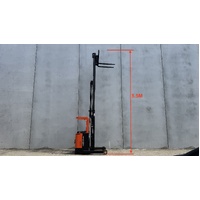 New 1.5 Ton Sit-on Reach Truck Electric Forklift 5500mm Lift PU Wheel Side-Shift
