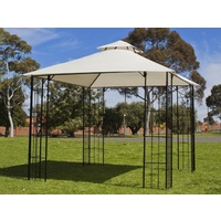 3x3m Steel Frame Outdoor Gazebo Pergola Marquee Sunshade Patio Furniture