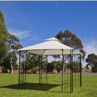Gazebo 3x3m, Weather Resistant, Steel Frame Marquee Sunshade, easy fast assemble