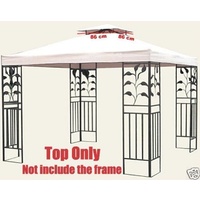 3m x 3m Fabric Top Only for Outdoor Gazebo Marquee Sunshade