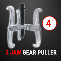 Bearing Gear Puller 3 Jaw 4&quot;, Remover Drop Forged Reversible Jaws