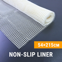 54x215cm Anti Non Slip Grip Liner Mat Cabinet Drawer Cupboard Kitchen Underlay