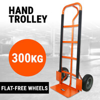 300KG Hand Trolley Heavy Duty Transport Platform Courier Plate Truck Cart