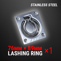 1 Pcs Lashing Ring Stainless Steel Recessed Tie Down Point Anchor Trailer UTE