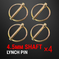 4PCS Lynch Pin Locking Hitch 4.5MM Tractor Tow Linch Trailer Implement Caravan
