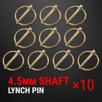 10PCS Lynch Pin Locking Hitch 4.5MM Tractor Tow Linch Trailer Implement Caravan