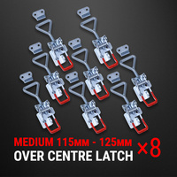 Over Centre Latch Medium 8 Pcs Trailer Toggle Overcentre Latch Fastener UTE 4WD