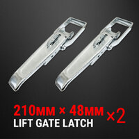 2x Heavy Duty Over Centre Fastener Lock Latch 210MM Trailer Lift Gate Ute Camper