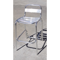 Bar Chair, Stool,  Aluminium, for garden, balcony, cafe, pub, bar, brand new