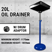 20L Telescopic Oil Drainer Engine Car Waste Collection Stand Tool Workshop Auto