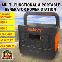 Jackery Portable Power Station ‎Explorer 2000 Pro Solar Generator Camping Supply