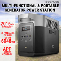 EcoFlow Portable Power Station Delta Max 2016Wh Expandable Solar Generator Home