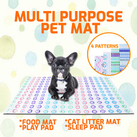 Cat Litter Trapper Catcher Mat Multi Purpose Pet Mat Jumbo 4 Patterns Anti Slip