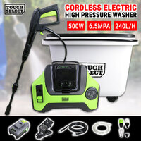 Cordless Electric High Pressure Washer W/ Battery Powered Car Cleaner Spray Gun