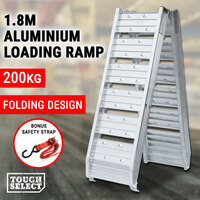 Loading Ramp Aluminium 1.8m Folding QUAD ATV Ramp Motorbike Motorcycle Trailer