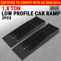 2PCS Low Profile Car Ramp Lift Loading 1.8Ton Vehicle Service 6cm Rise Lowered