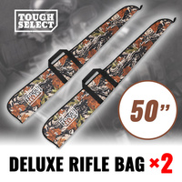 2 x Deluxe Rifle Bag, Gun Bag, Fabric Cover, Foam Padded Shot Gun Shotgun Case