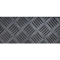 Rubber Mat Checker Plate 6mm x 1.2m (W) x 8m (L),Floor Matting Sheet Flooring