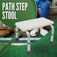 Aluminium Foot Step Stool Shower Foot Stool Adjustable Height Elderly