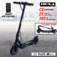 Electric Scooter Foldable Portable Adult E-Bike 300W 25KM/H Travel APP Commuter
