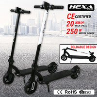 Electric Scooter E Bike Motor Foldable Portable Riding LED Commuter Adult Kids