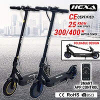 Electric Scooter E Bike Motor Foldable Portable Riding LED Commuter Adult Kids