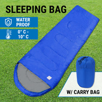 Camping Sleeping Bag W/ Carry Bag Tent Hiking Thermal Winter Emergency Survival