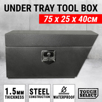 Under Tray Tool Box Right Ute Grey Steel Toolbox Truck Undertray Underbody
