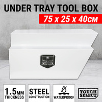 Steel Under Tray Tool Box Right Ute Toolbox Truck Undertray Underbody 750MM White