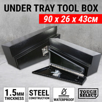 Steel Undertray Toolbox 900MM Ute Under Tray Tool Box Truck Underbody Pair Set