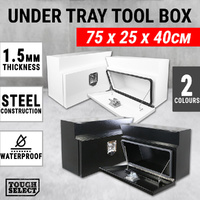 Steel Under Tray Tool Box Ute Undertray Toolbox Underbody Truck Trailer Pair Set