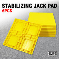 6x RV Stabilizing Jack Pads Caravan Trailer Stabilizer Leg Support Camp Blocks