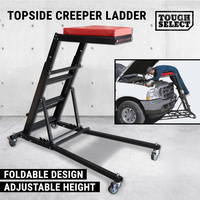 Foldable Topside Creeper Seat Workstation Ladder Mechanic Engine Car Shop Truck