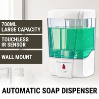Automatic Soap Dispenser 700ml Hand Wash IR Sensor Liquid Touchless Handsfree