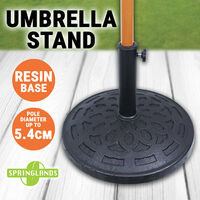 Resin Umbrella Base Parasol Stand Holder Market Patio Standing Outdoor Garden