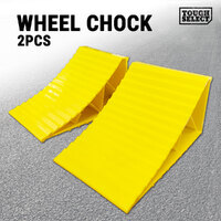 2PCS Safety Wheel Chocks Tough Car Stopper Chock Trailer Boat Caravan Camping